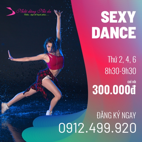 Khuyến mãi lớp Sexy Dance chỉ còn 300.000đ khi đăng ký trong tháng 7