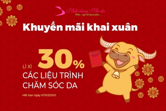 Khuyến mãi khai xuân tại Nhất Dáng Nhì Da Spa