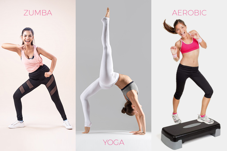Nên giảm cân bằng Aerobic, Zumba hay Yoga?