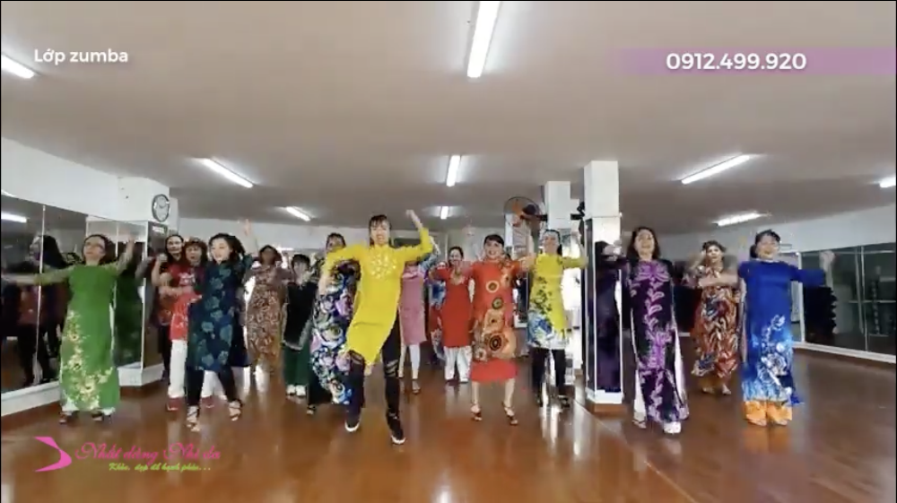 Lớp zumba tại Nhất Dáng Nhì Da