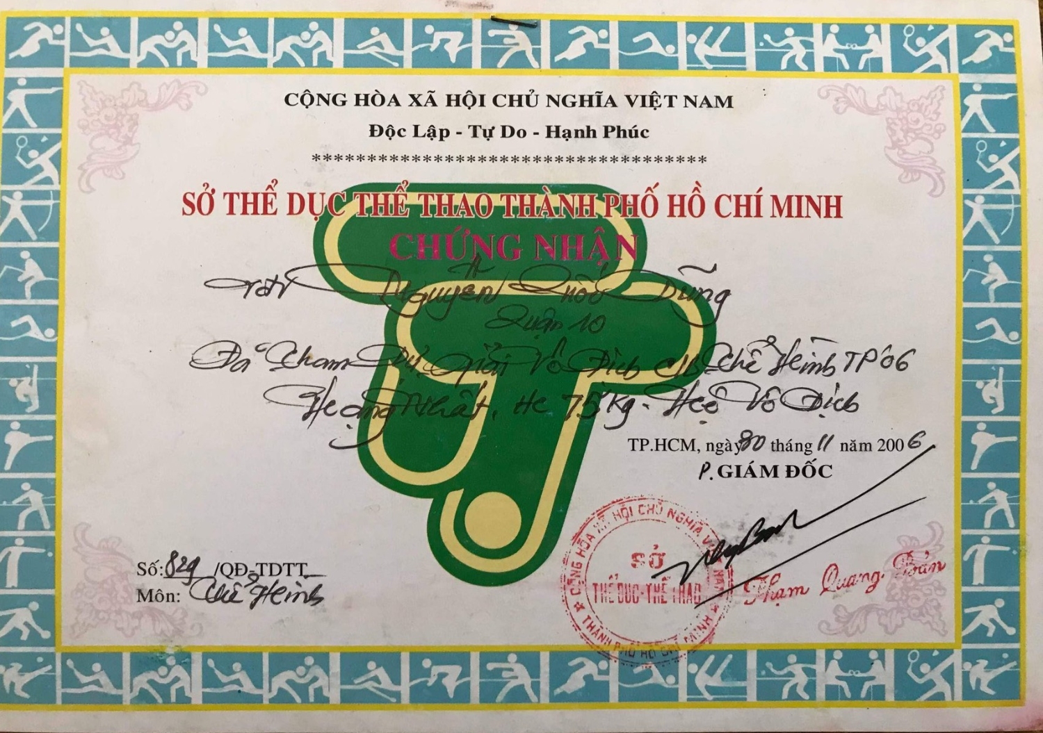 GIẢNG VIÊN VẬN ĐỘNG VIÊN NGUYỄN QUỐC DŨNG 4